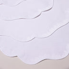 Round Clover White on White Placemats (set of 4)