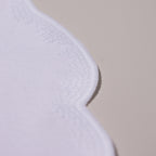 Round Clover White on White Placemats (set of 4)