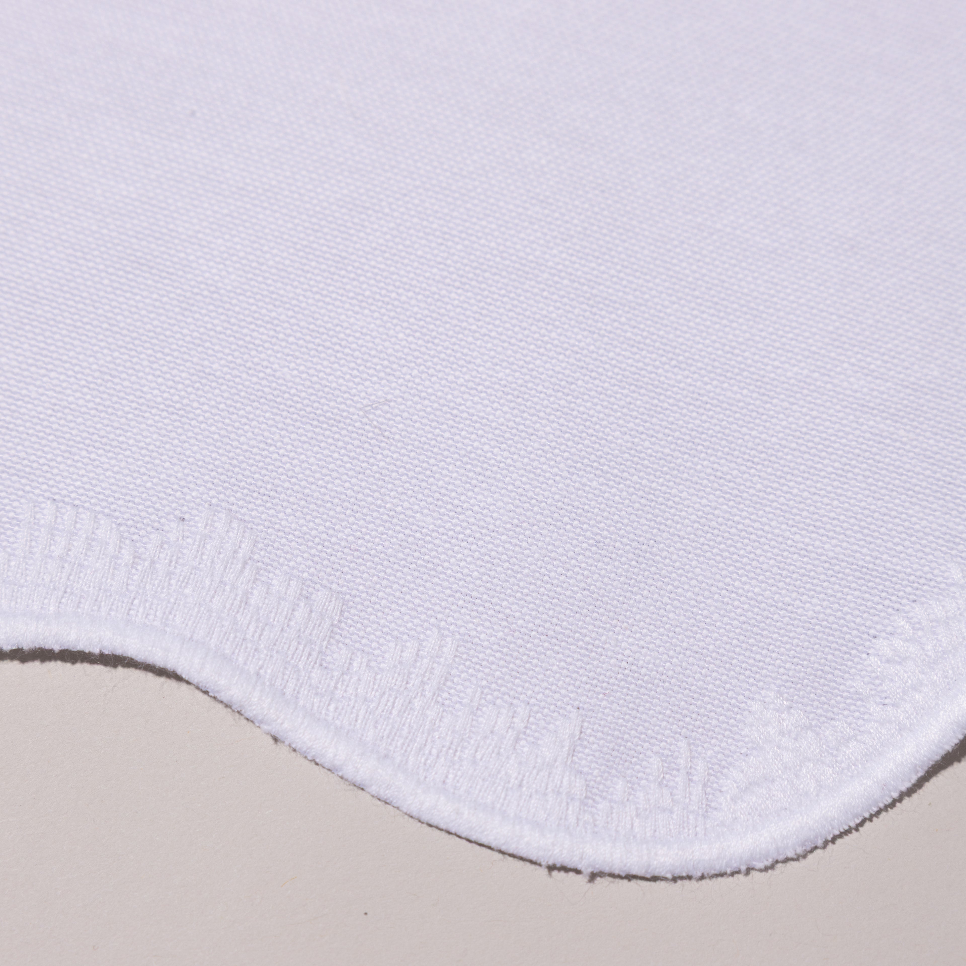 Round Clover White on White Placemats (set of 4)