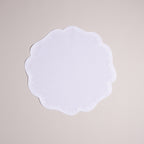 Round Clover White on White Placemats (set of 4)