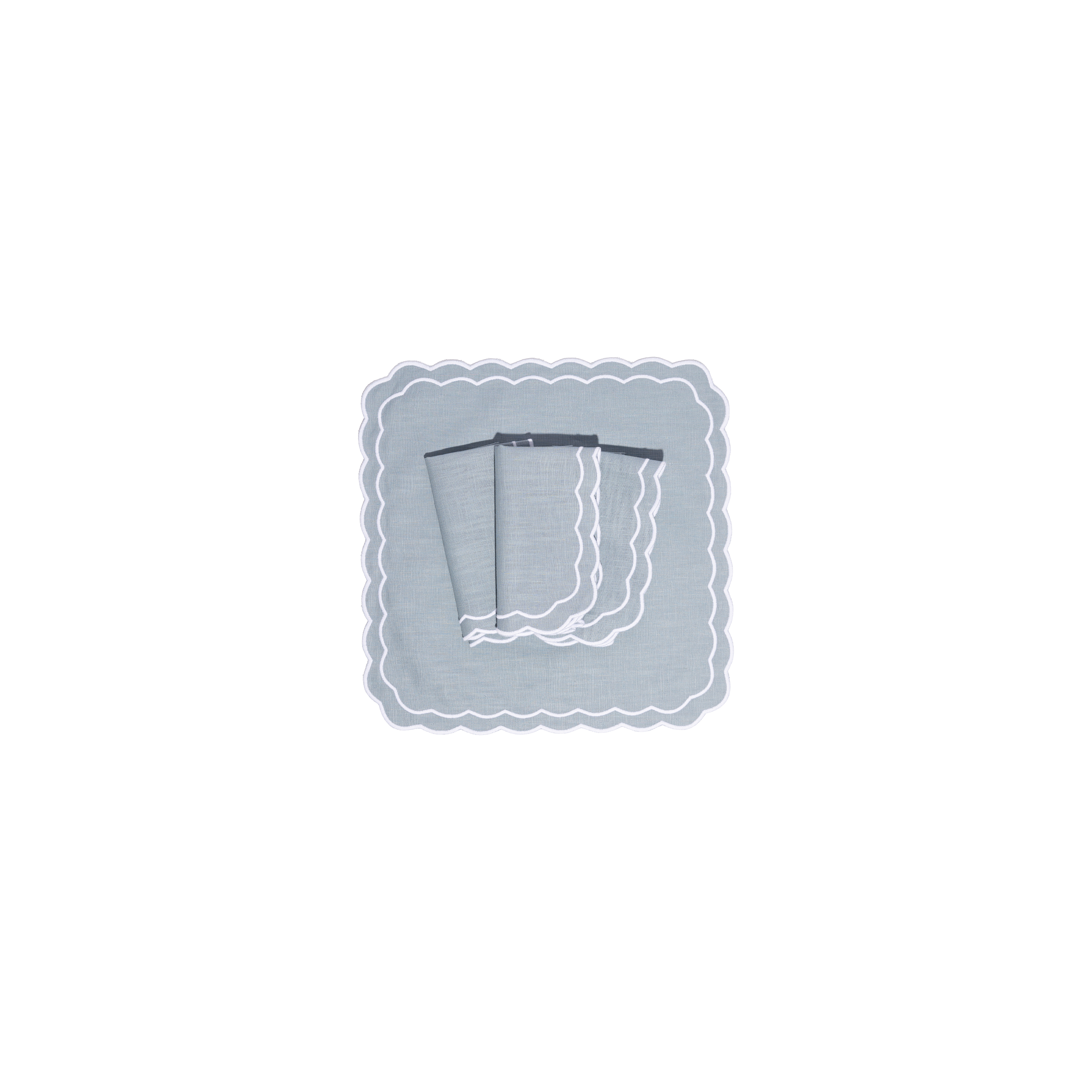 Marigold Stone Blue Napkins (set of 4)