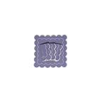 Daisy Purple Blue with White Napkins (set of 4)