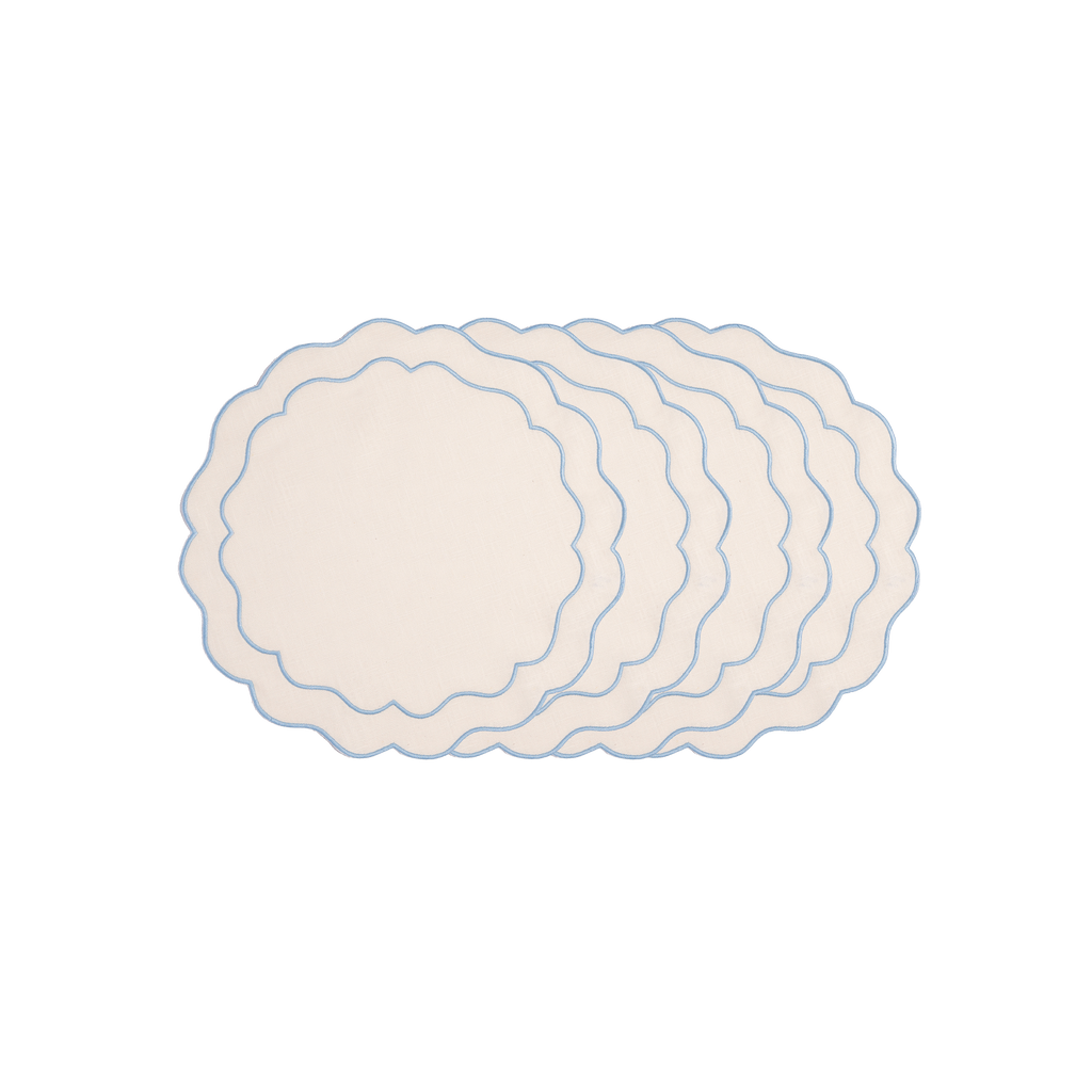 Seafolly Beige with Bluew Placemat (set of 4)