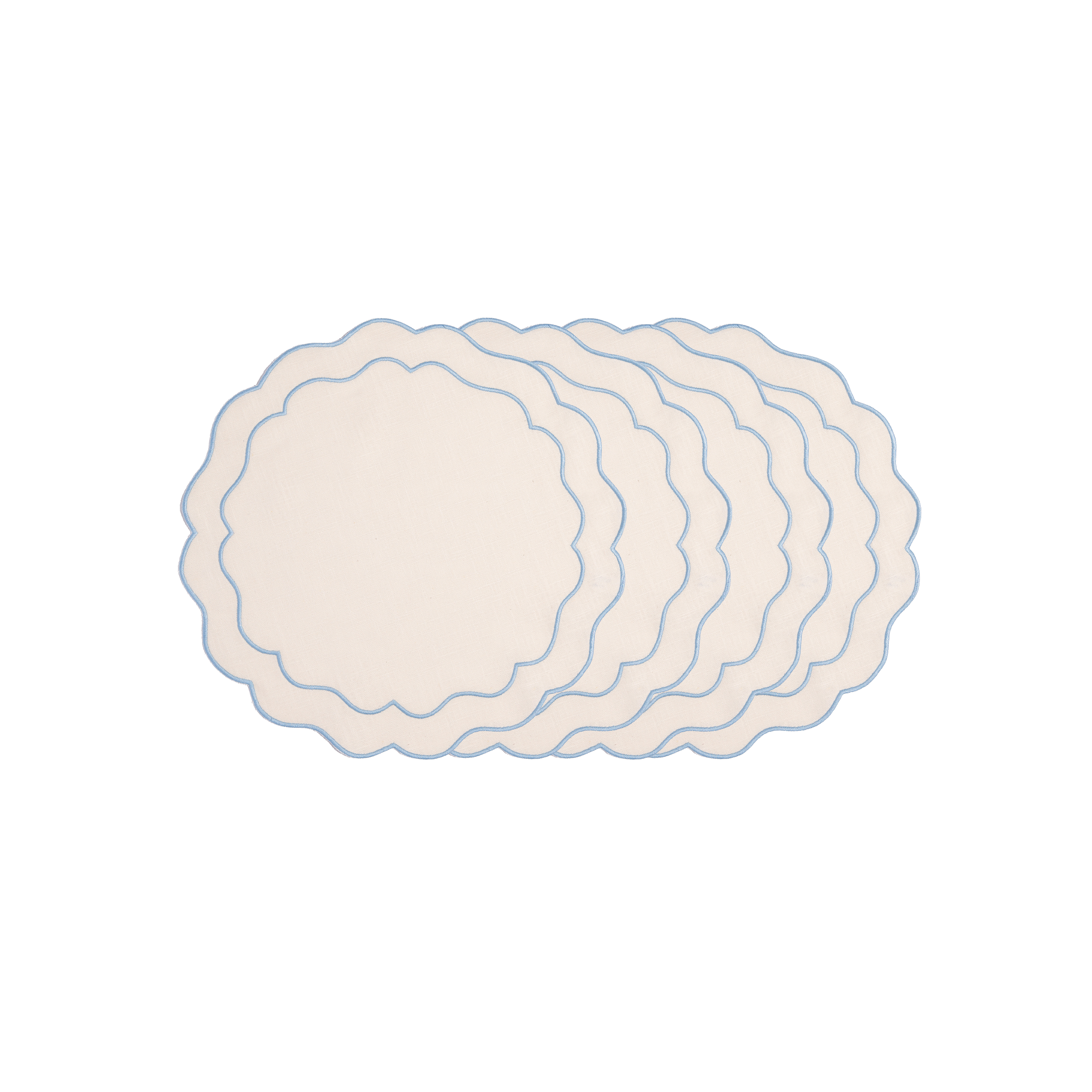 Seafolly Beige with Bluew Placemat (set of 4)