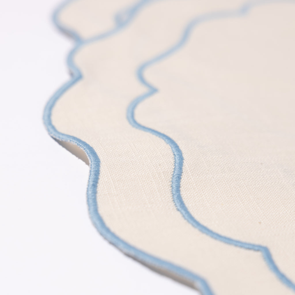 Seafolly Beige with Bluew Placemat (set of 4)
