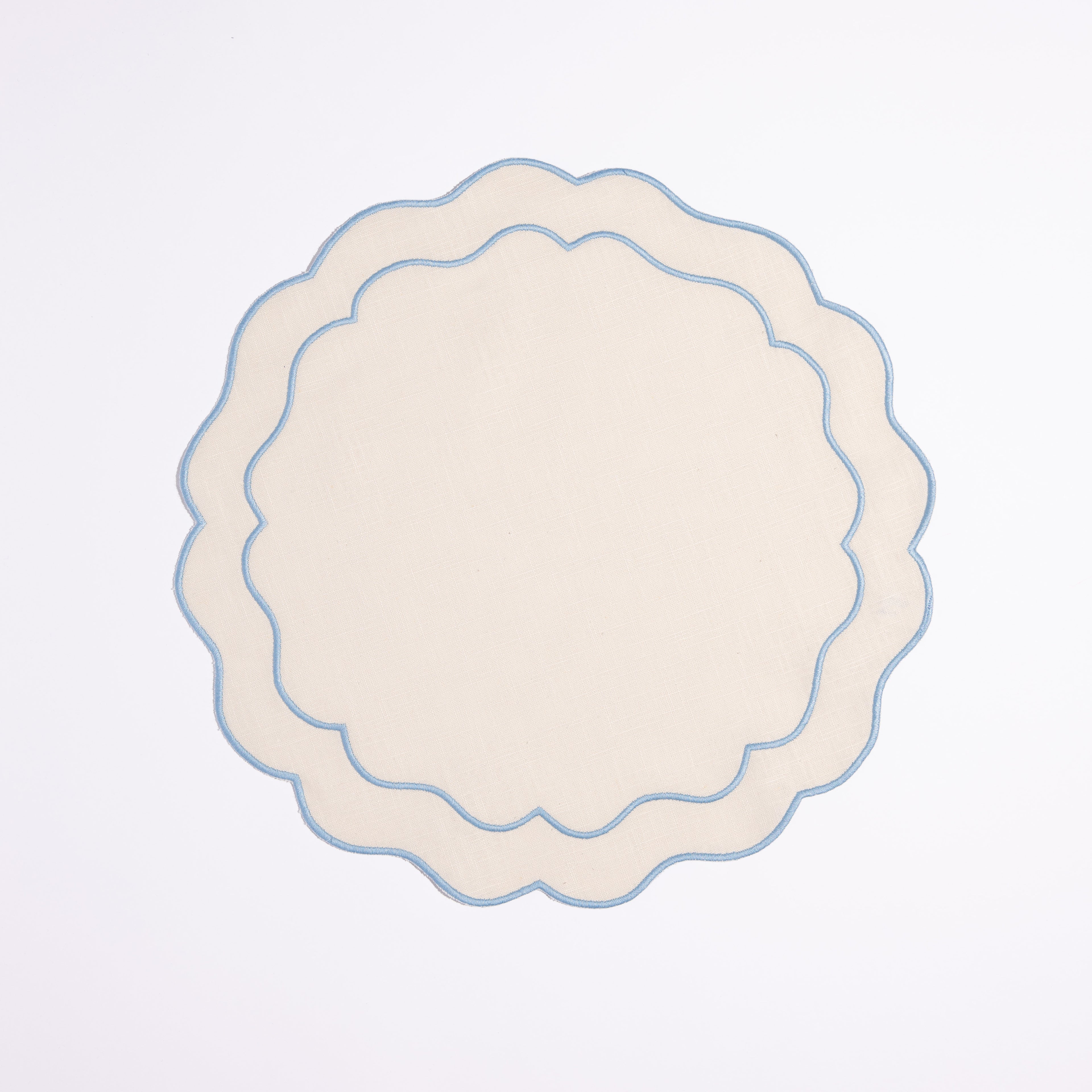 Seafolly Beige with Bluew Placemat (set of 4)