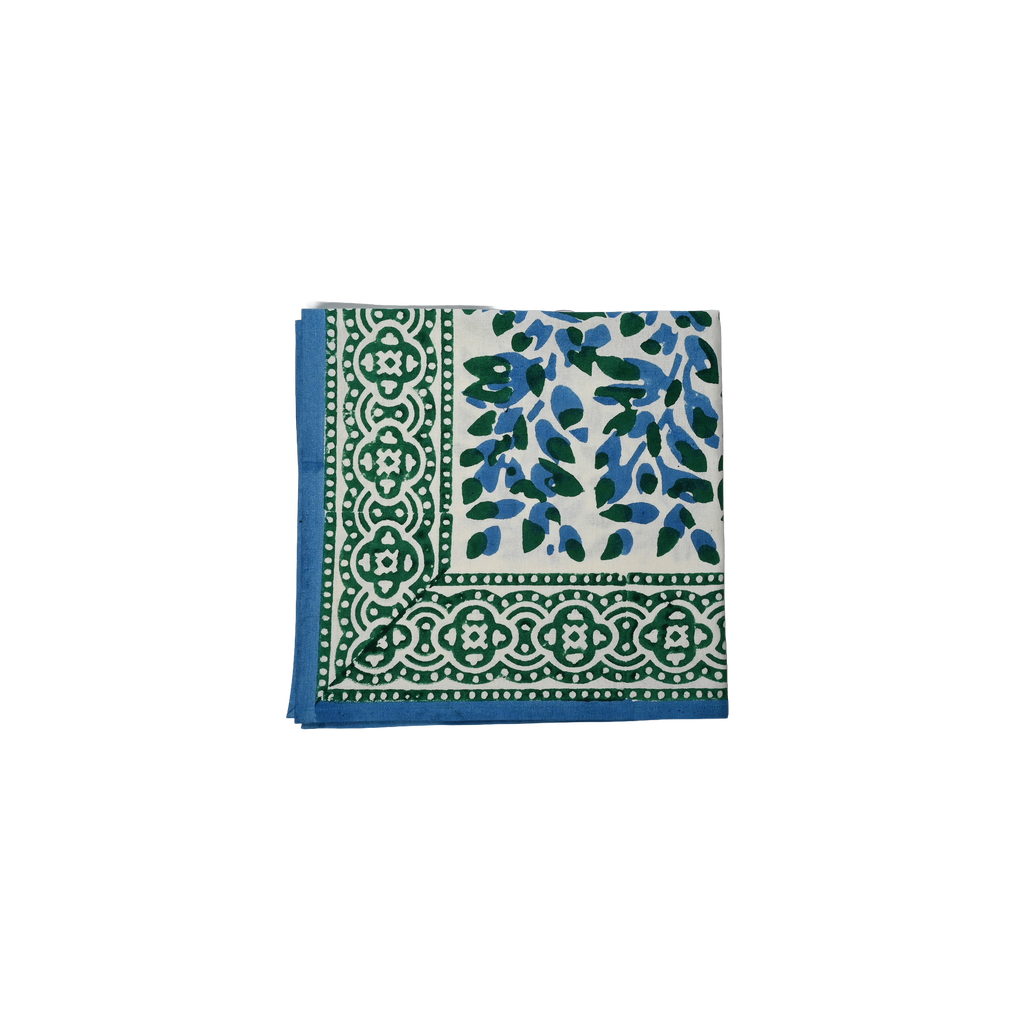 Oliva Sea Green/ Blue Napkins (set of 4)