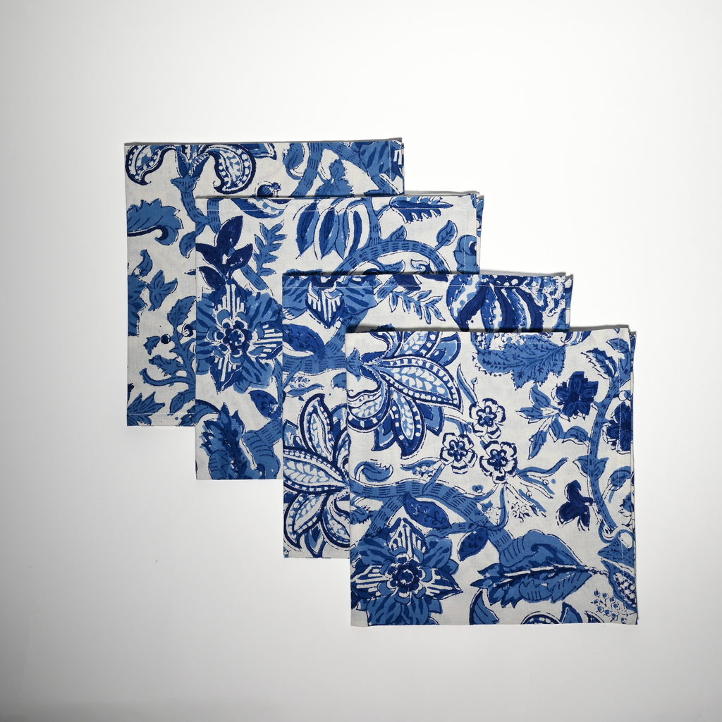 Blue Orient Napkins (set of 4)