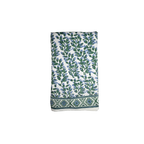 Olivia Indigo/ Green Tablecloth
