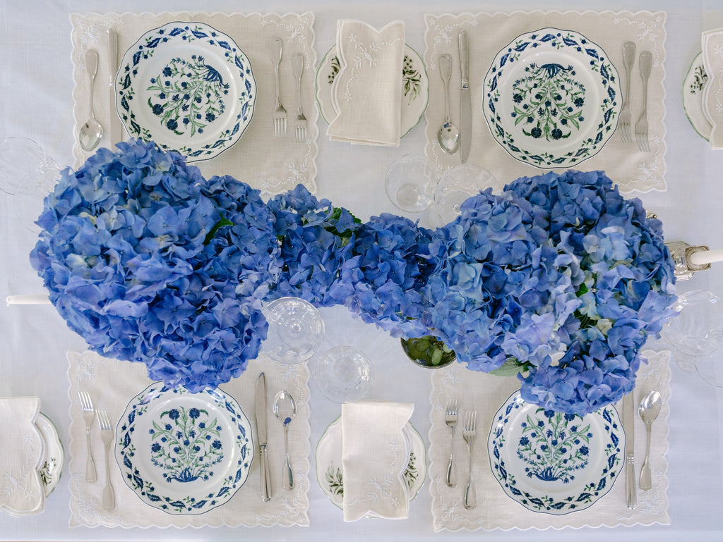 Floral Placemat in Sand (set of 4)