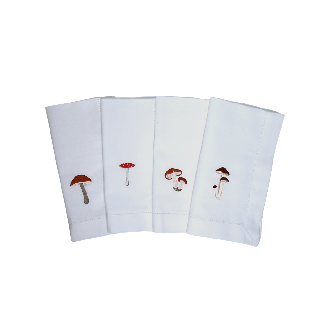 Henriëtte Linens Mushroom Napkins (set of 4)