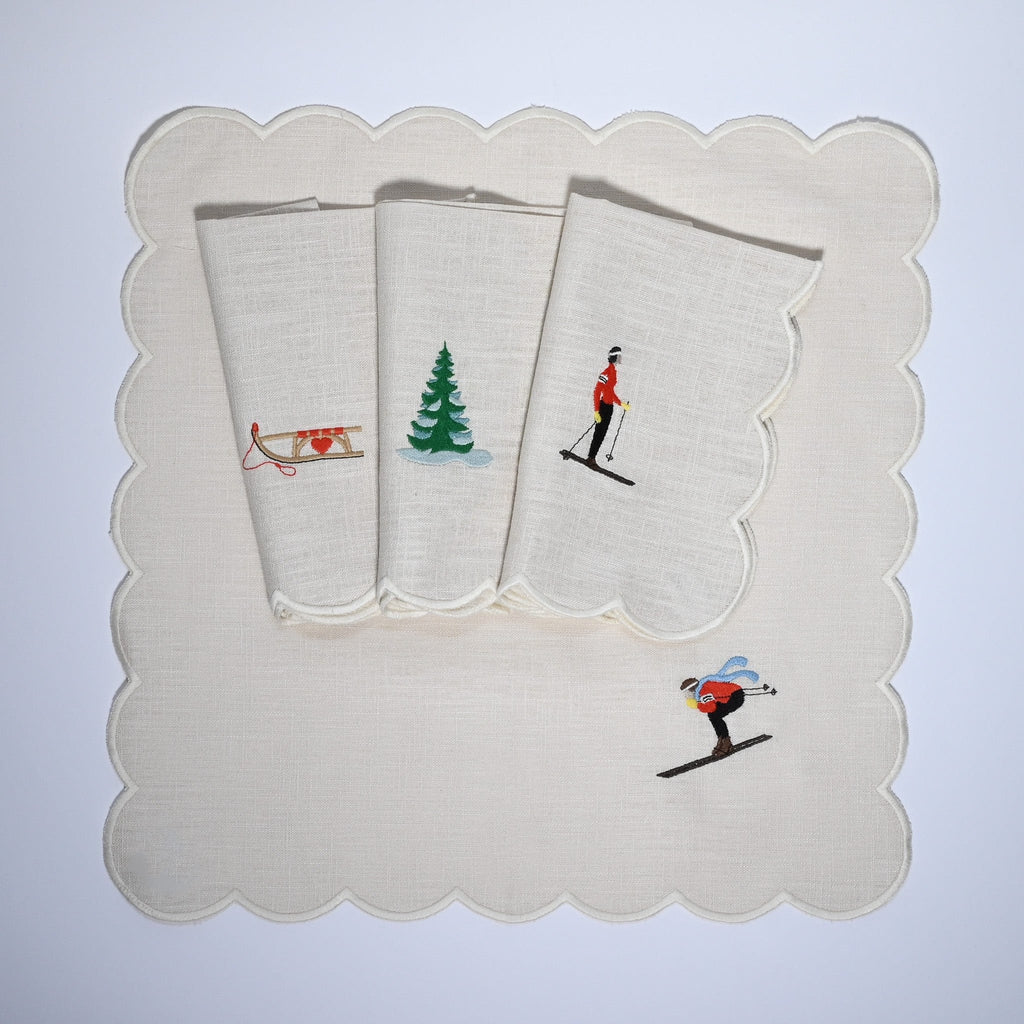 Henriëtte Linens Winter Napkins (set of 4)