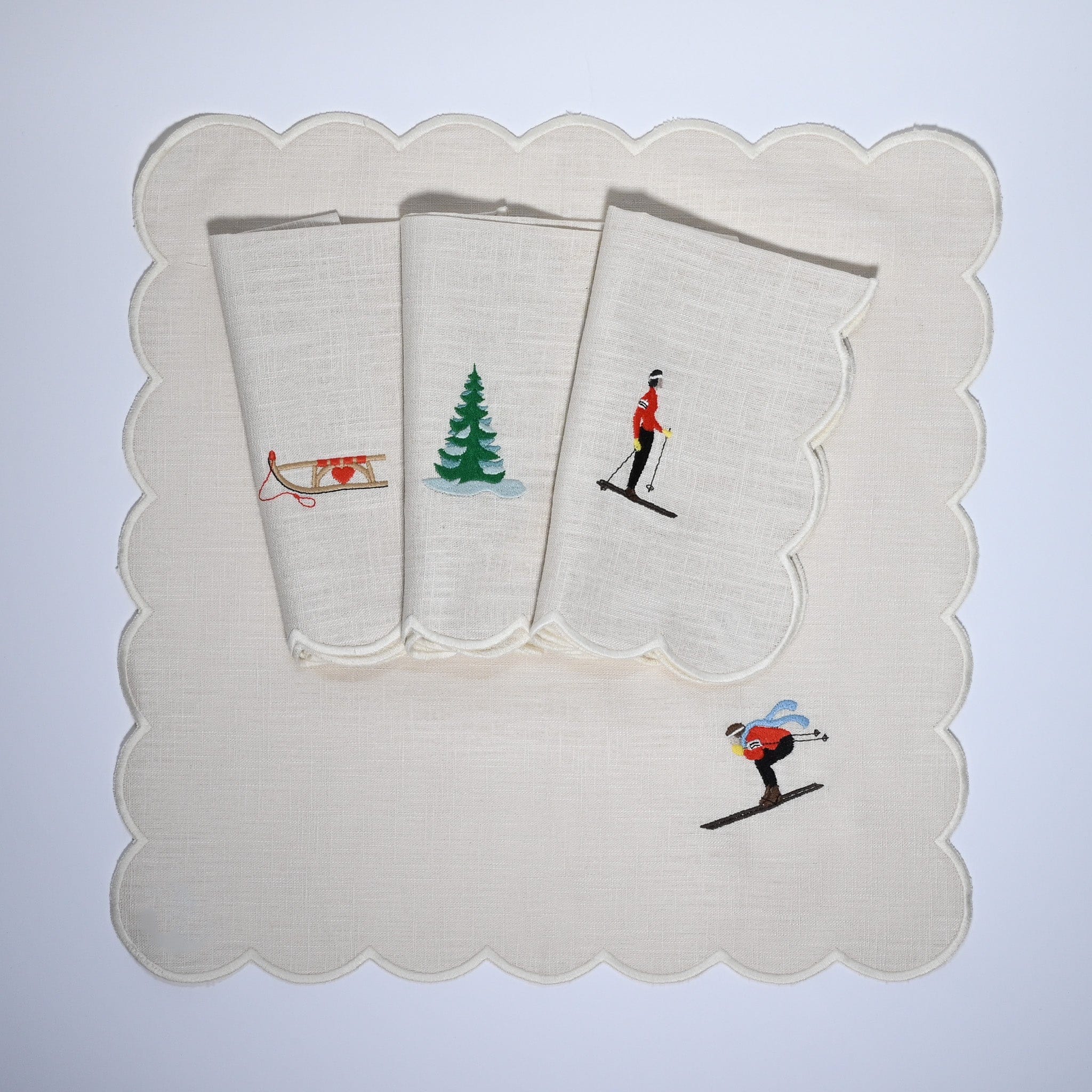 Henriëtte Linens Winter Napkins (set of 4)