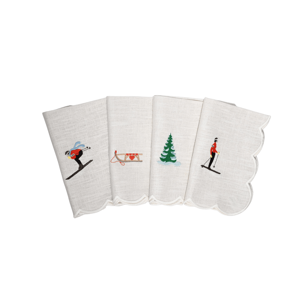 Henriëtte Linens Winter Napkins (set of 4)