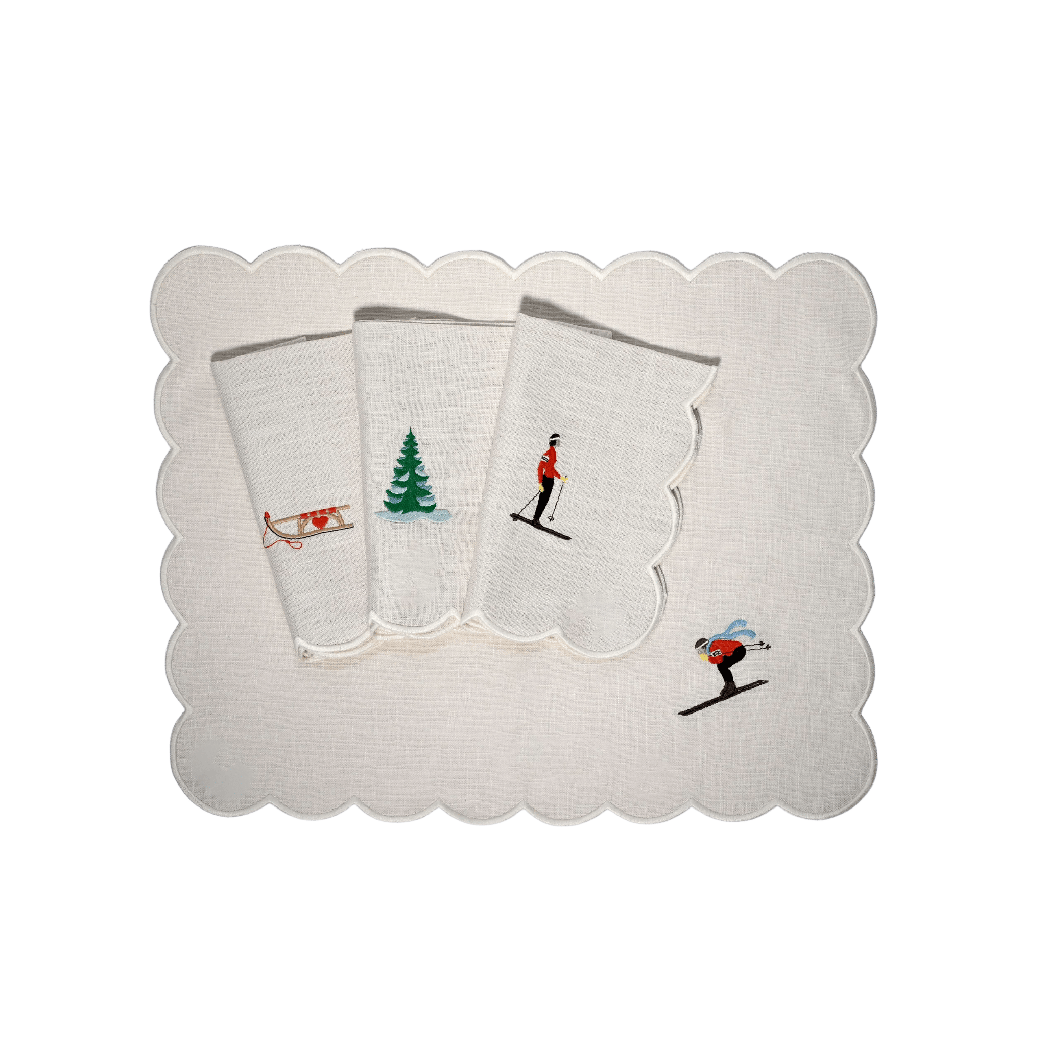 Henriëtte Linens Winter Placemats (set of 4)