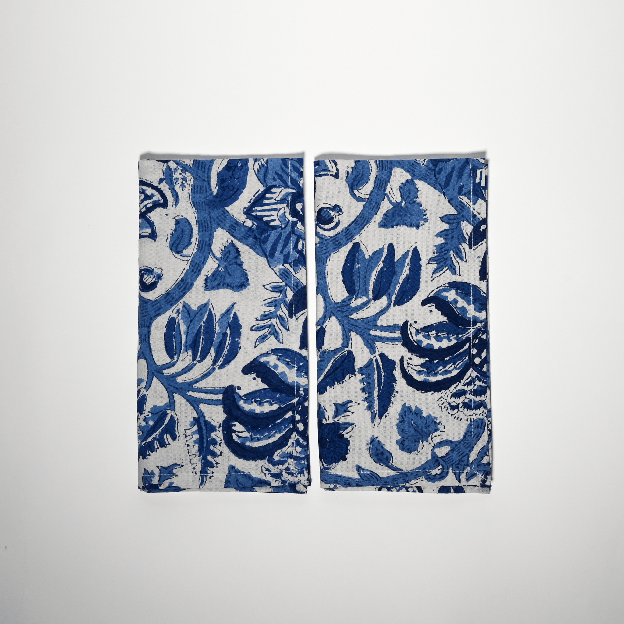 Henriette - Luxury Linens Blue Orient Napkins (set of 4)