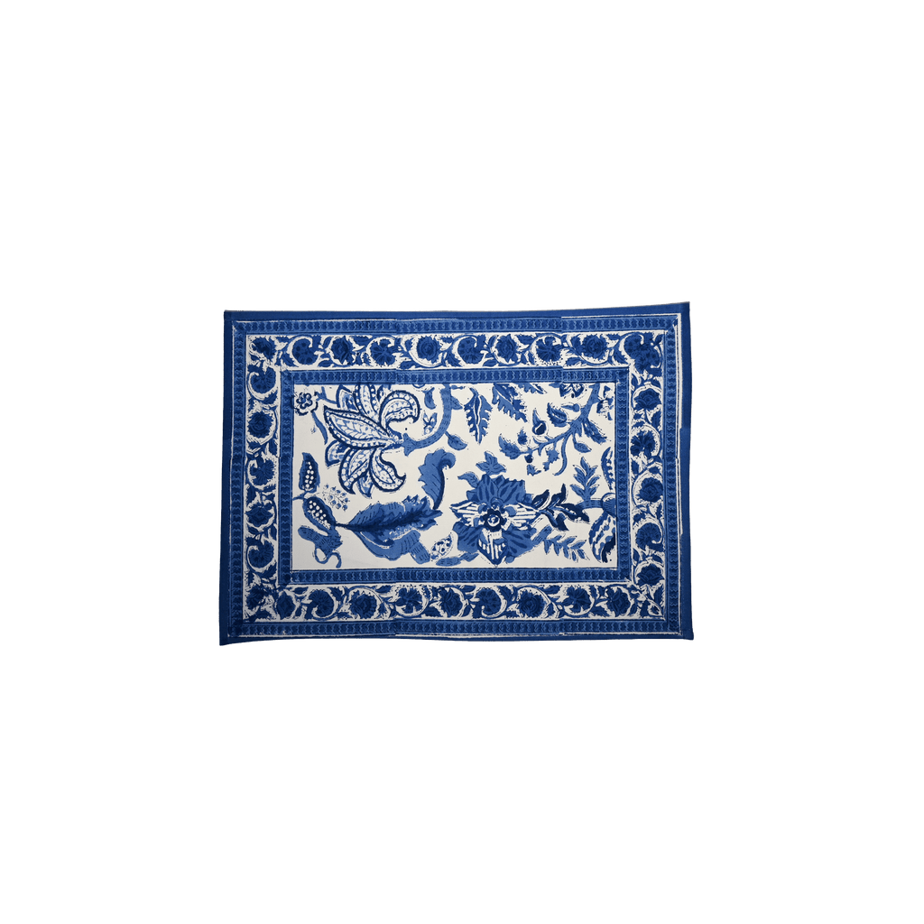 Henriette - Luxury Linens Blue Orient Placemat (set of 4)