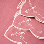 Henriette - Luxury Linens Clay Pink Floral Napkins (set of 4)