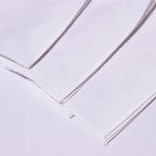 Henriette - Luxury Linens Flamestitch Napkin White/White