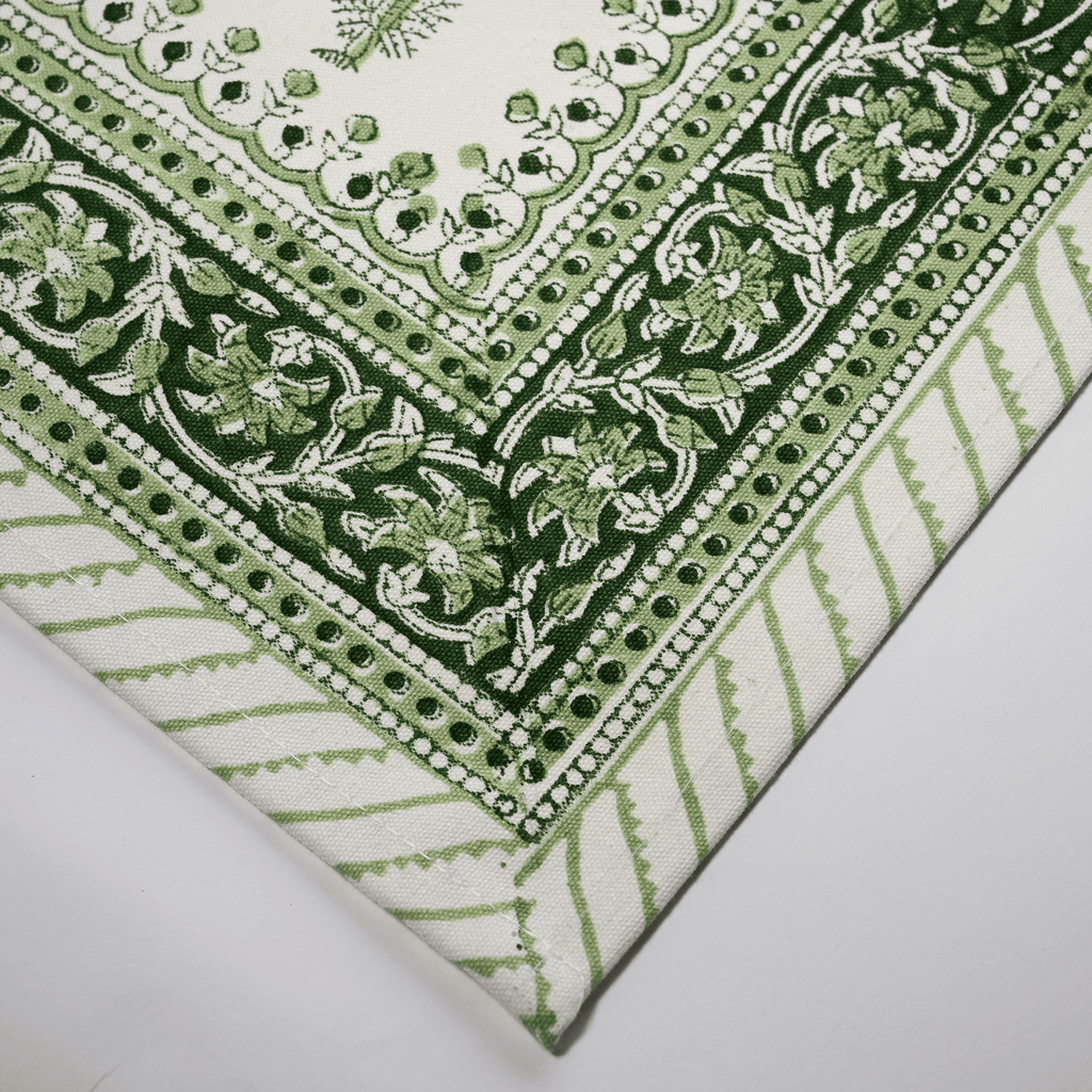 Henriette - Luxury Linens Green Sypress Placemats (set of 4)