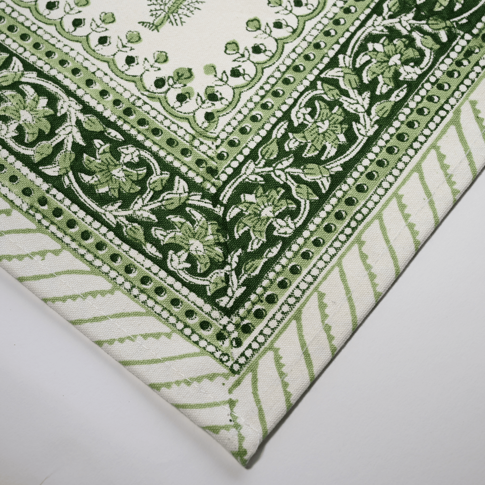Henriette - Luxury Linens Green Sypress Placemats (set of 4)