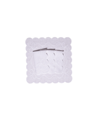 Henriette - Luxury Linens Napkins Bow Classic Napkins White/White (set of 4)