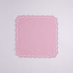 Henriette - Luxury Linens Napkins Marigold Napkins in Baby Pink (set of 4)