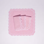 Henriette - Luxury Linens Napkins Marigold Napkins in Baby Pink (set of 4)
