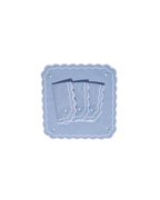 Henriette - Luxury Linens Napkins Tulip Marigold Napkins Pale Blue (set of 4)