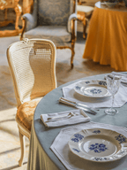 Henriette - Luxury Linens Octagon Placemat White/White