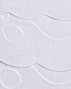 Henriette - Luxury Linens Placemats Bow Classic Placemat White/White (set of 4)