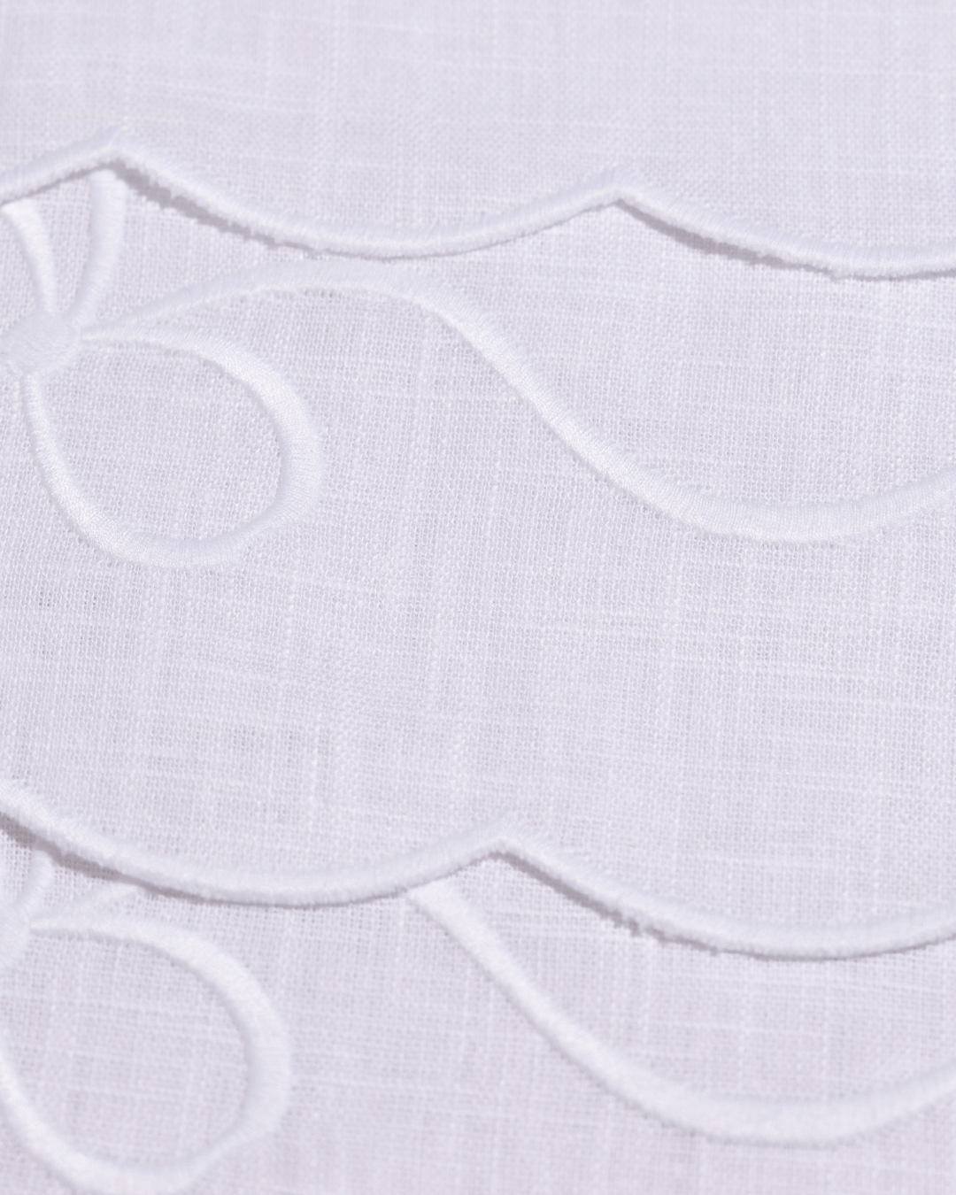 Henriette - Luxury Linens Placemats Bow Classic Placemat White/White (set of 4)
