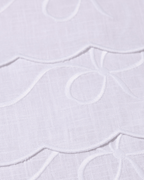 Henriette - Luxury Linens Placemats Bow Classic Placemat White/White (set of 4)