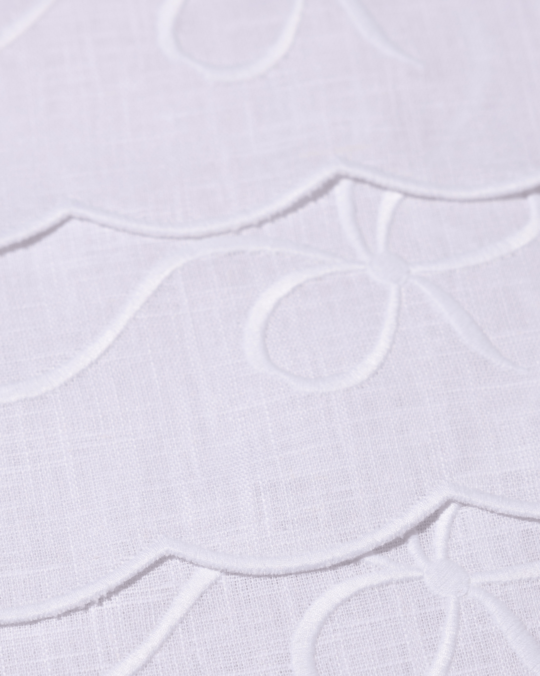 Henriette - Luxury Linens Placemats Bow Classic Placemat White/White (set of 4)