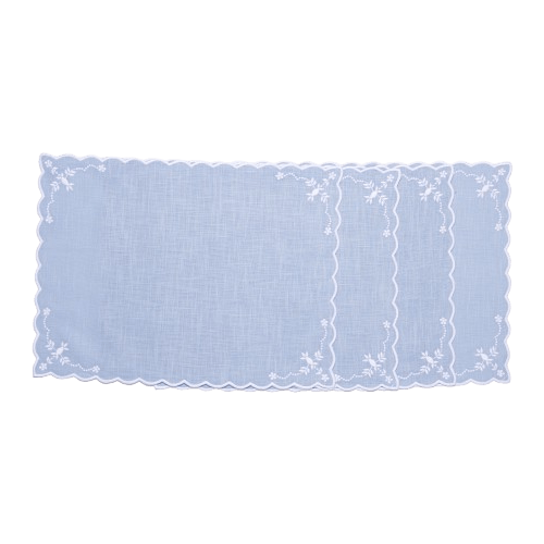 Henriette - Luxury Linens Placemats Floral Placemat in Pale Blue (set of 4)