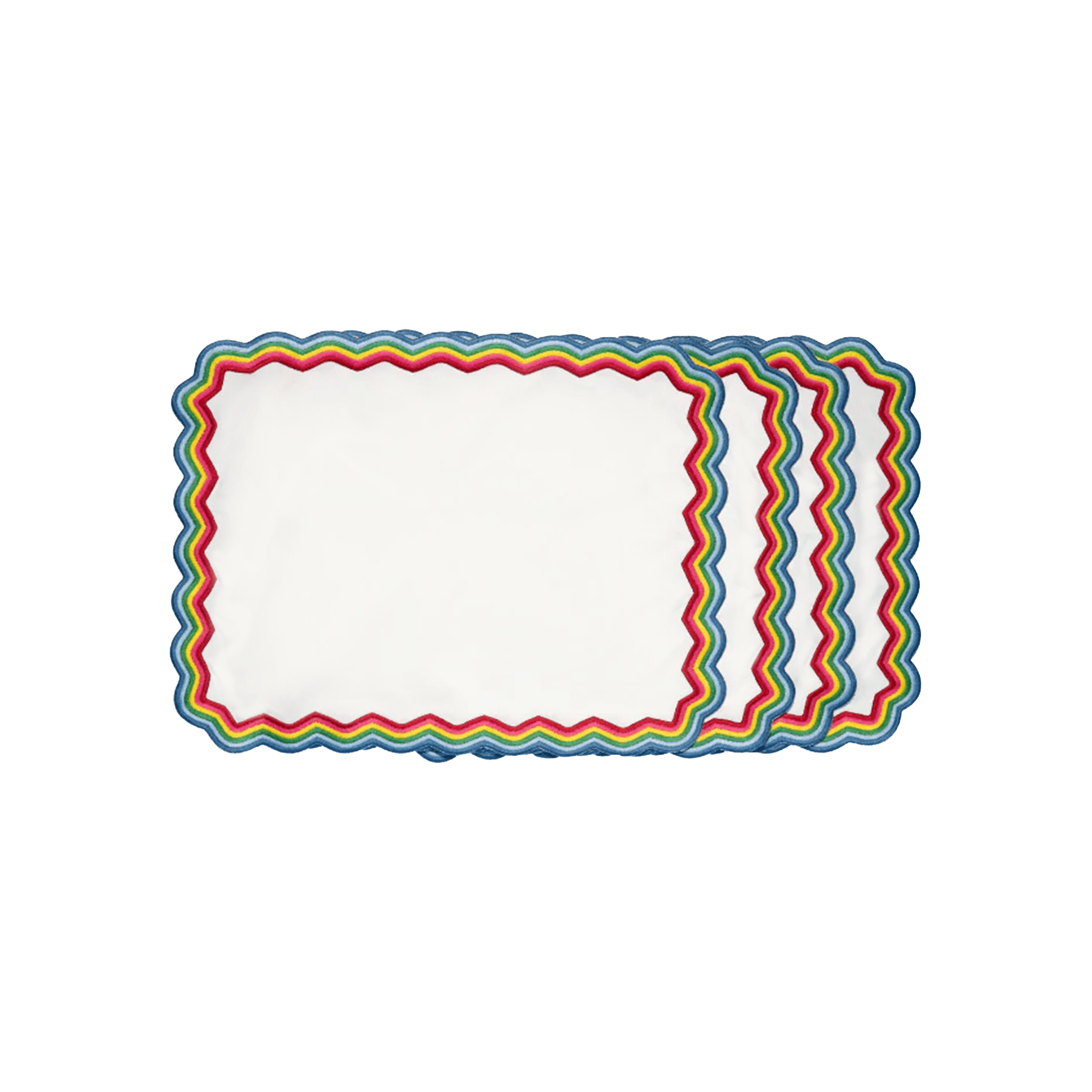 Henriette - Luxury Linens Placemats Marigold Multicolour Placemats (set of 4)