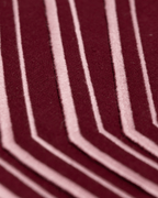 Henriette - Luxury Linens Placemats Octagon Placemat Burgundy (set of 4)
