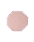 Henriette - Luxury Linens Placemats Octagon Placemat Dusty Pink (set of 4)