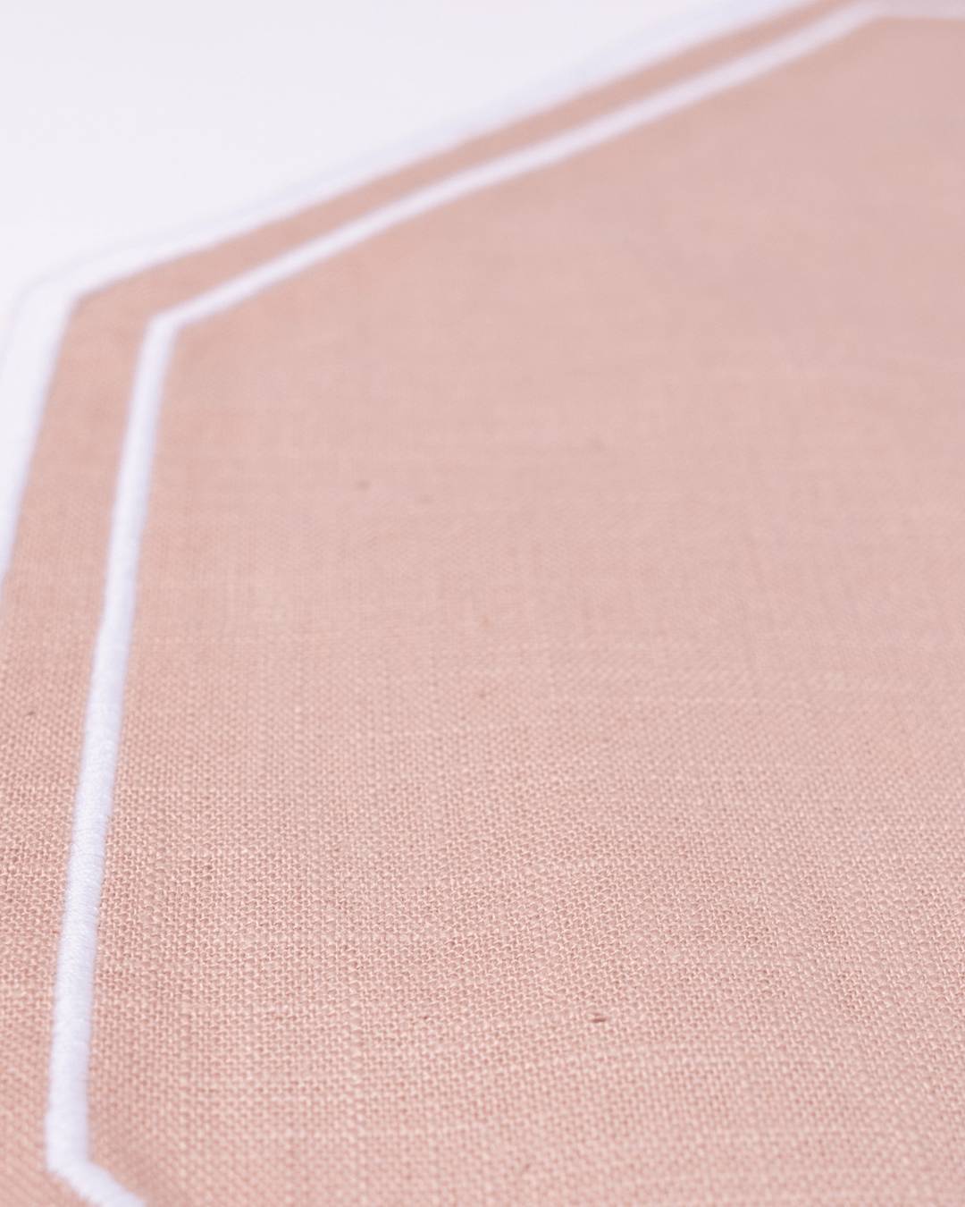 Henriette - Luxury Linens Placemats Octagon Placemat Dusty Pink (set of 4)