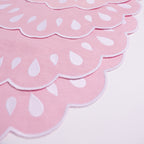 Henriette - Luxury Linens Placemats Pippa baby Pink Placemat  (set of 4)
