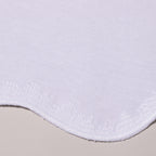Henriette - Luxury Linens Placemats Round Clover White on White Placemats (set of 4)