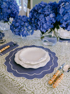 Henriette - Luxury Linens Placemats Seafolly Placemat in Purple Blue (set of 4)