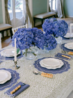 Henriette - Luxury Linens Placemats Seafolly Placemat in Purple Blue (set of 4)