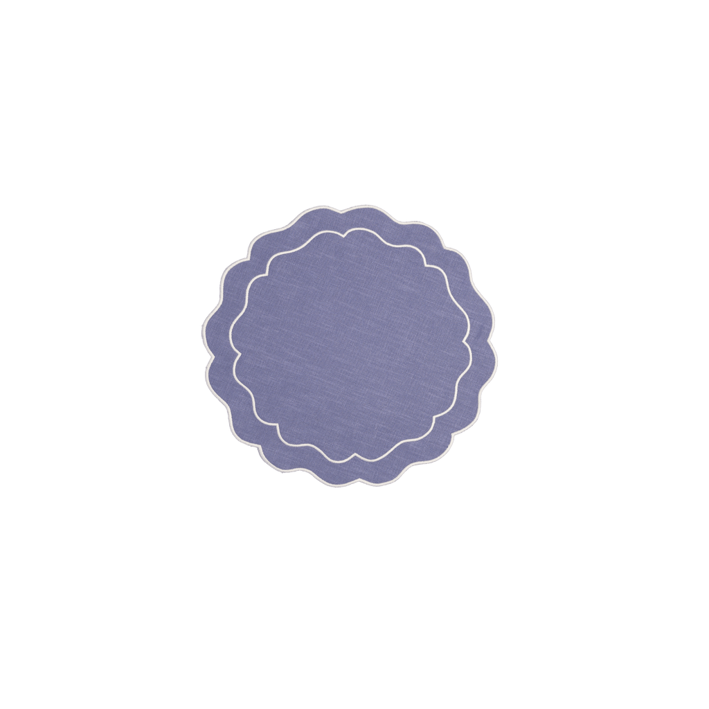 Henriette - Luxury Linens Placemats Seafolly Placemat in Purple Blue (set of 4)