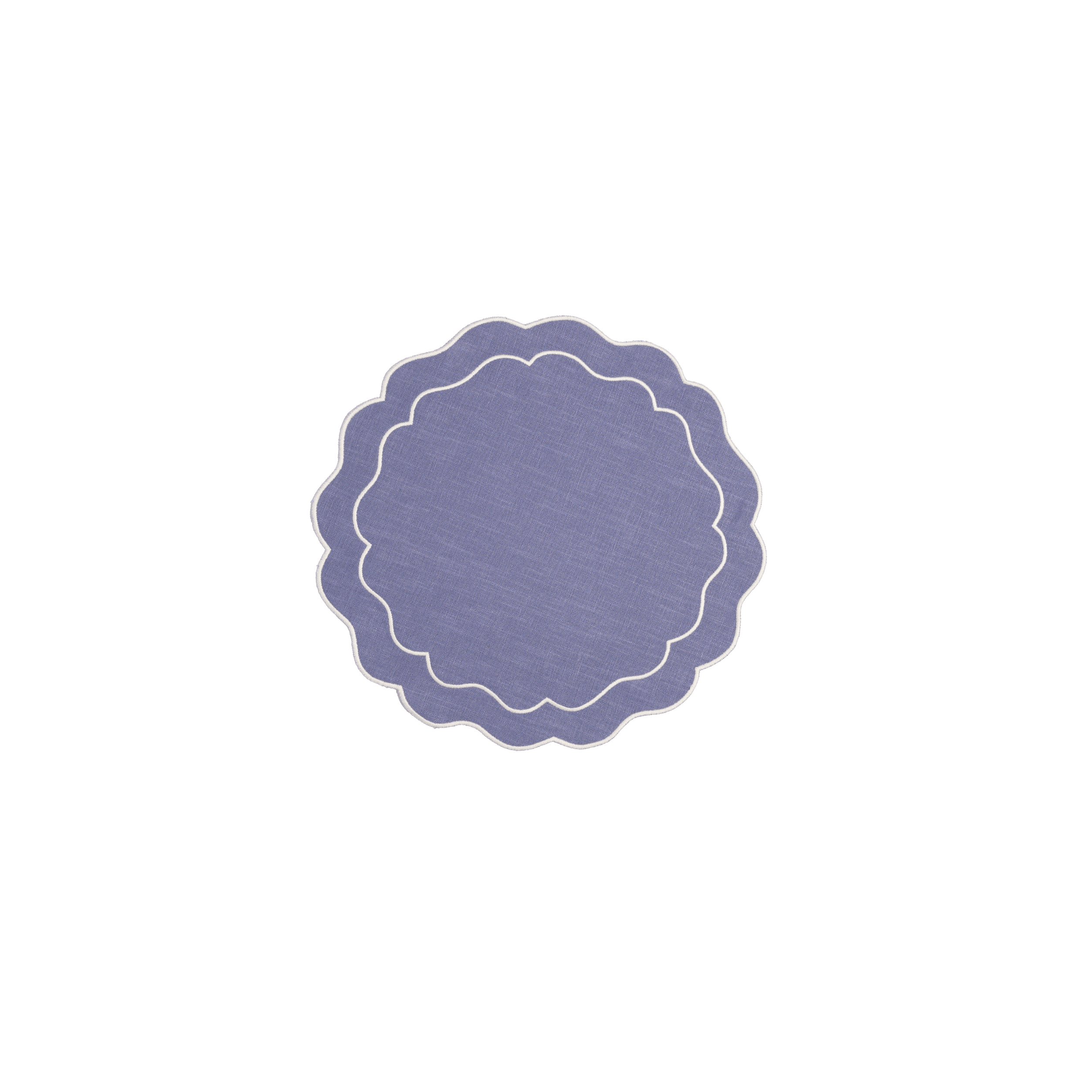 Henriette - Luxury Linens Placemats Seafolly Placemat in Purple Blue (set of 4)