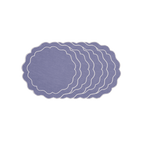 Henriette - Luxury Linens Placemats Seafolly Placemat in Purple Blue (set of 4)