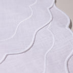 Henriette - Luxury Linens Placemats Seafolly Placemat in White/White (set of 4)