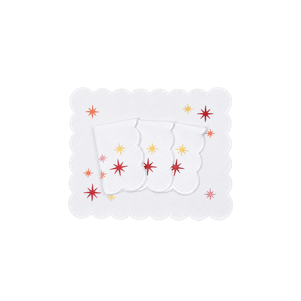 Henriette - Luxury Linens Placemats Starlight Multi-Coloured Placemats (set of 4)
