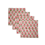 Henriette - Luxury Linens Rose Napkins (set of 4)