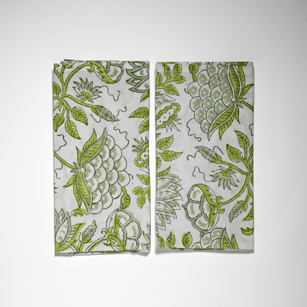 Henriette - Luxury Linens Sage Napkins (set of 4)